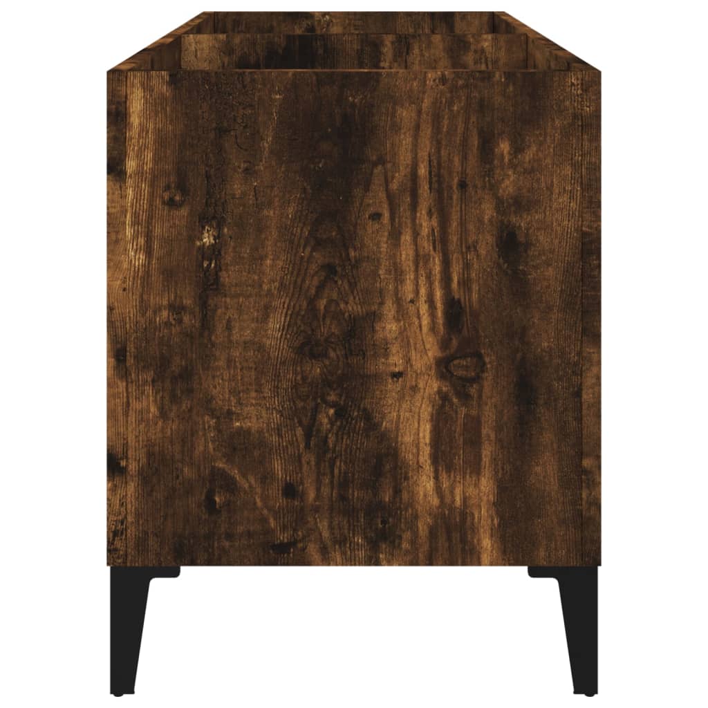 Dulap pentru discuri stejar afumat 74,5x38x48 cm lemn prelucrat GartenMobel Dekor