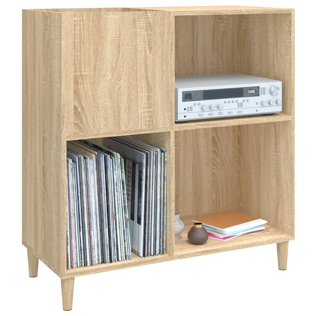 Dulap pentru discuri stejar sonoma 84,5x38x89 cm lemn compozit GartenMobel Dekor