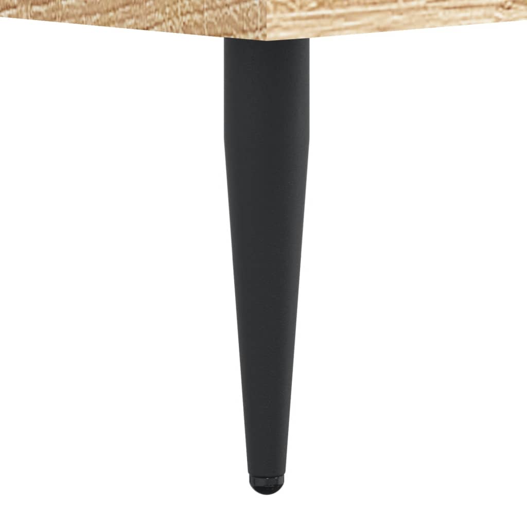 Cadru de pat, stejar sonoma, 135x190 cm, lemn prelucrat GartenMobel Dekor