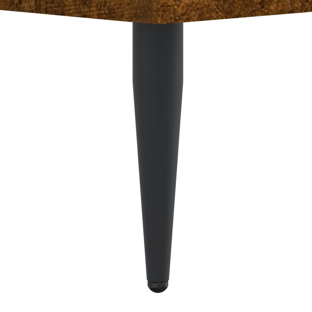 Cadru de pat, stejar fumuriu, 75x190 cm, lemn prelucrat GartenMobel Dekor