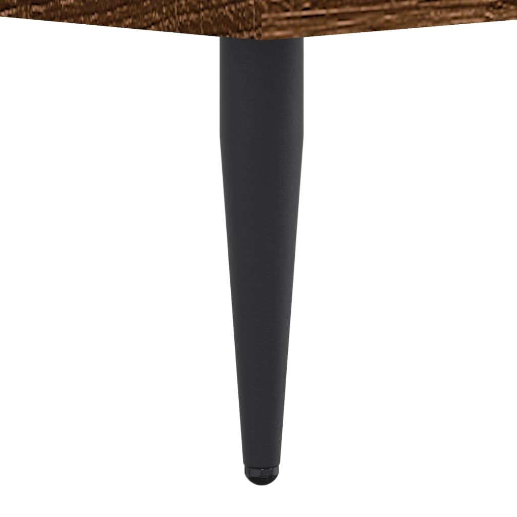 Cadru de pat, stejar maro, 75x190 cm, lemn prelucrat GartenMobel Dekor