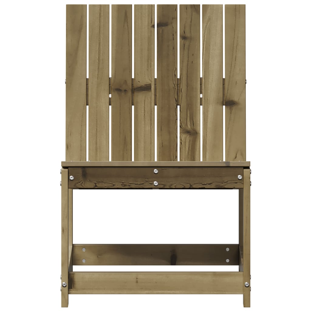 Scaune de grădină, 50,5x55x77 cm, lemn de pin impregnat GartenMobel Dekor