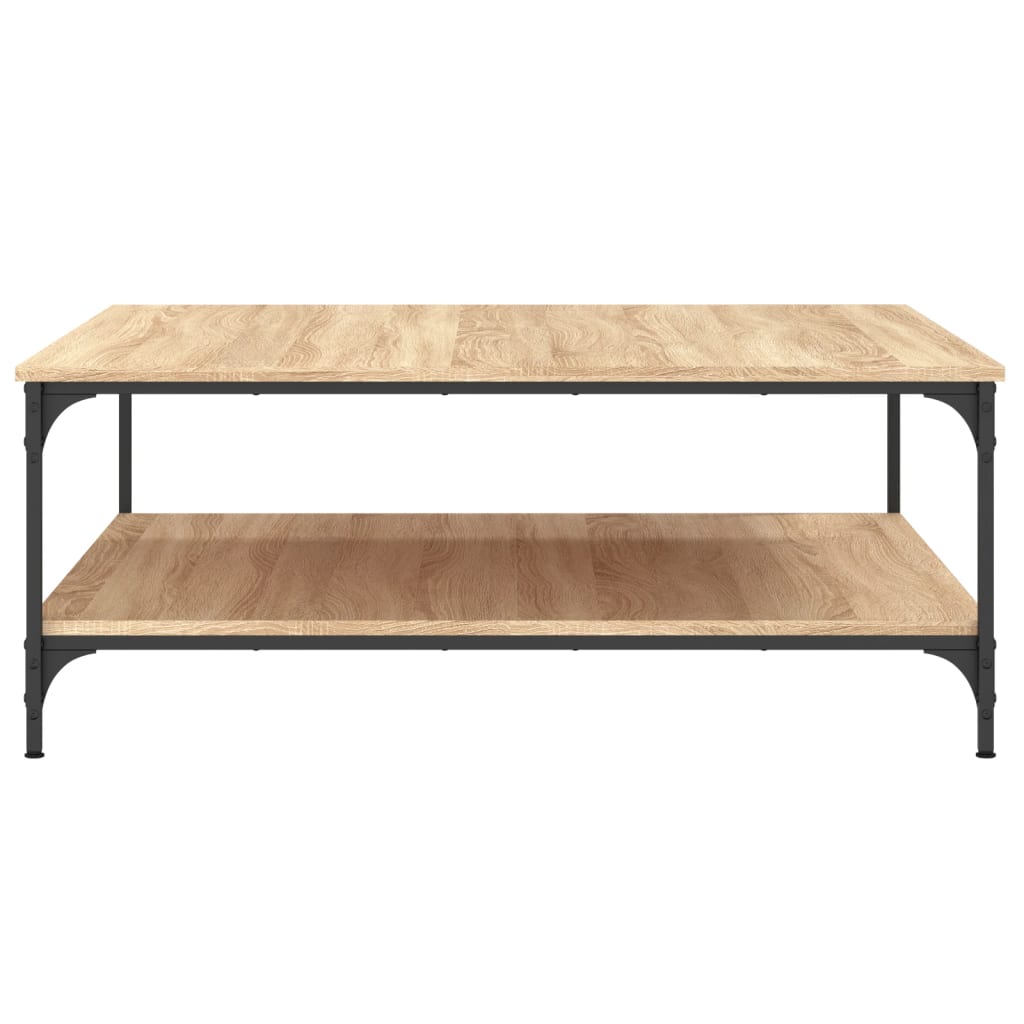 Măsuță de cafea stejar sonoma 100x100x40 cm lemn prelucrat GartenMobel Dekor