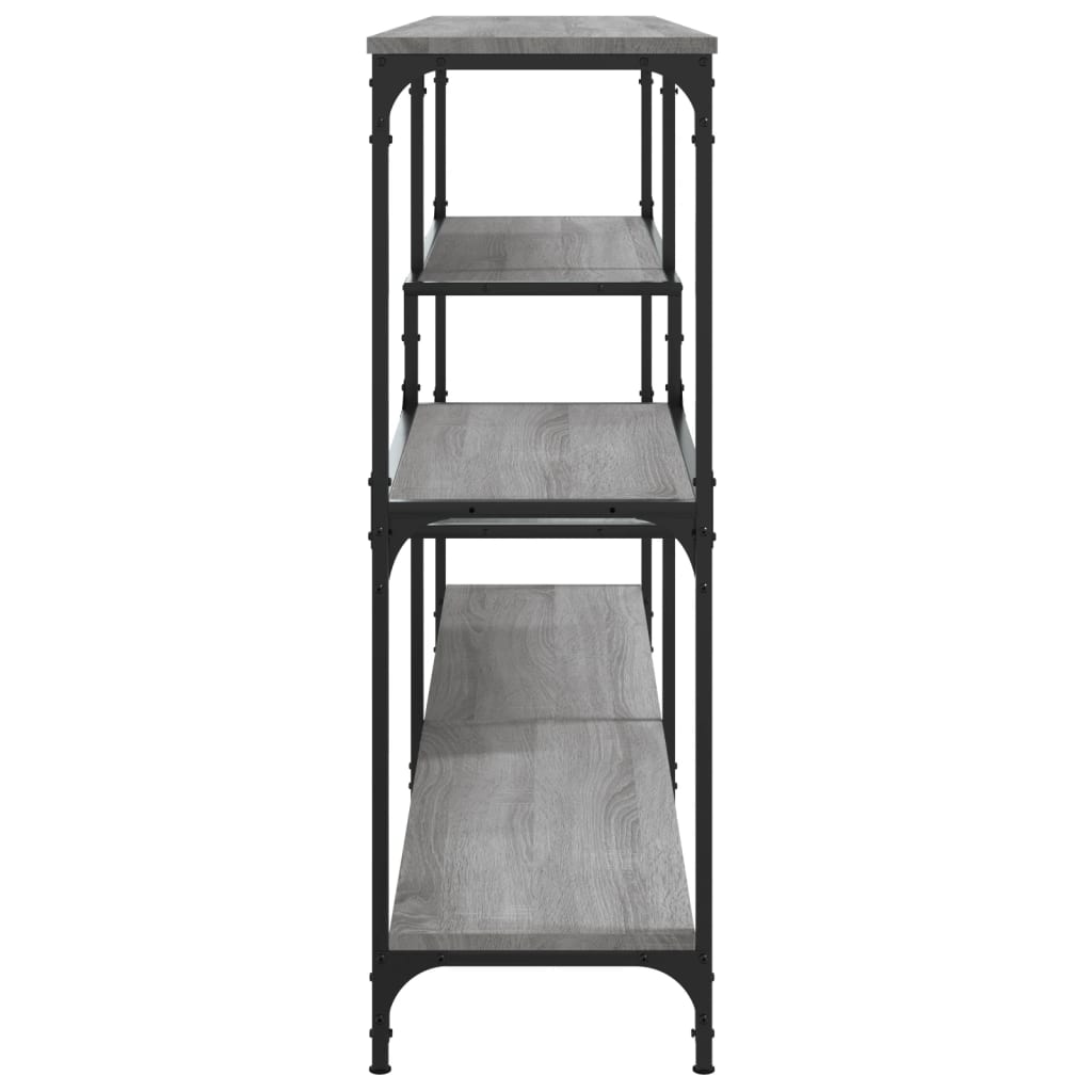 Măsuță consolă, gri sonoma, 160x32x95 cm, lemn prelucrat GartenMobel Dekor