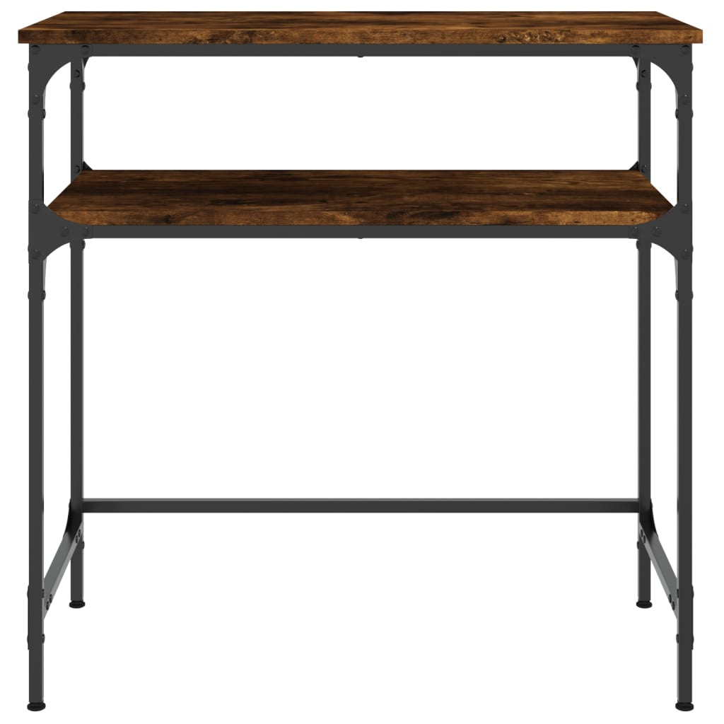 Masă consolă, stejar fumuriu, 75x35,5x75 cm, lemn prelucrat GartenMobel Dekor