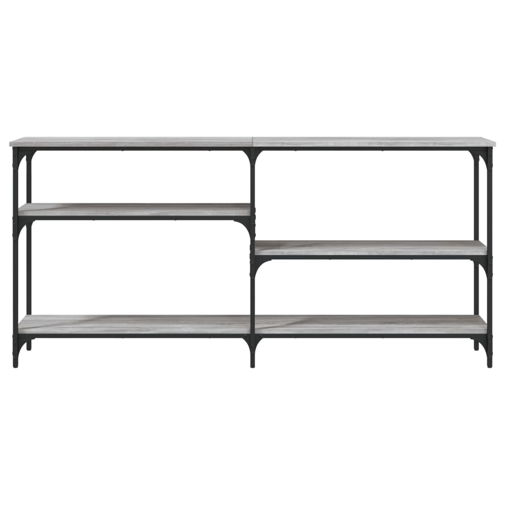 Măsuță consolă, gri sonoma, 160x29x75 cm, lemn prelucrat GartenMobel Dekor
