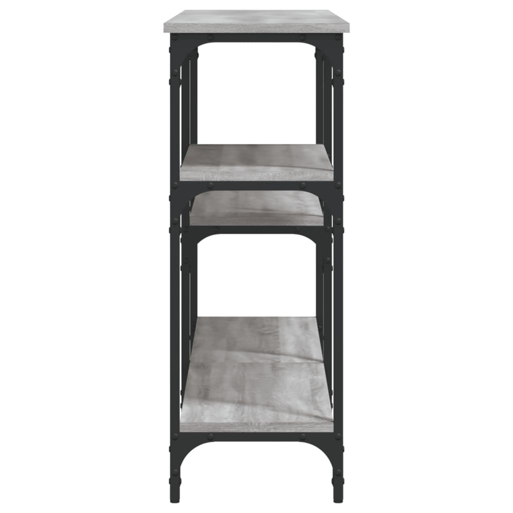 Măsuță consolă, gri sonoma, 160x29x75 cm, lemn prelucrat GartenMobel Dekor