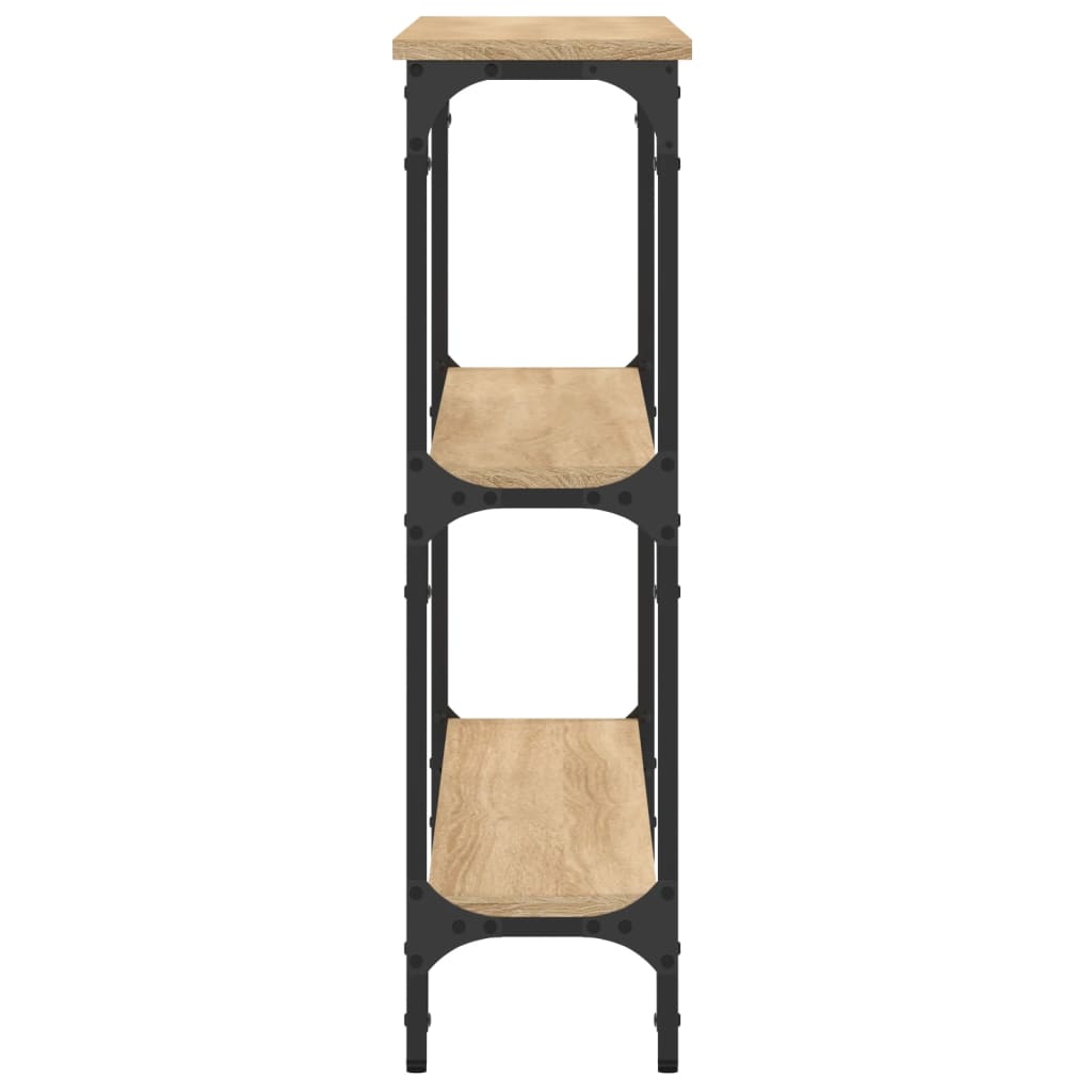 Măsuță consolă, stejar sonoma, 100x22,5x75 cm, lemn prelucrat GartenMobel Dekor