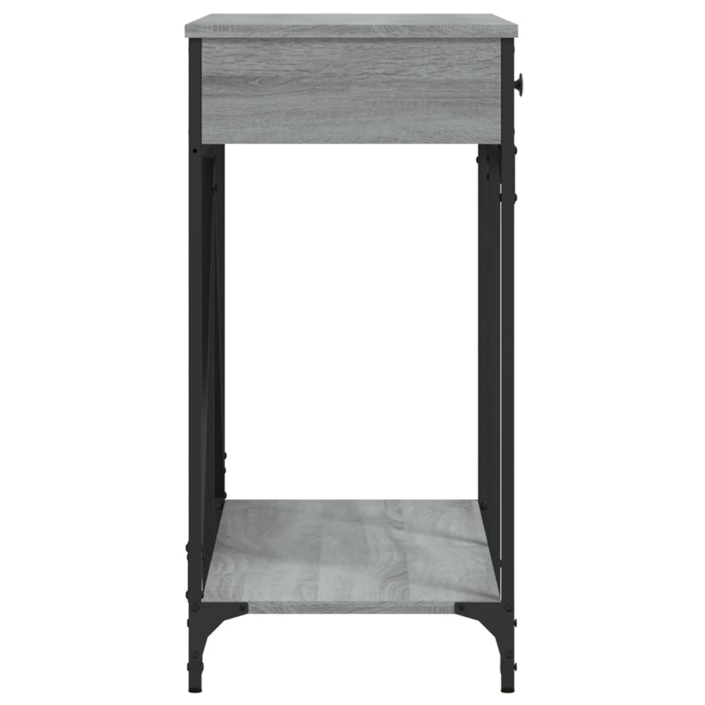 Măsuță consolă, gri sonoma, 100x39x78,5 cm, lemn prelucrat GartenMobel Dekor