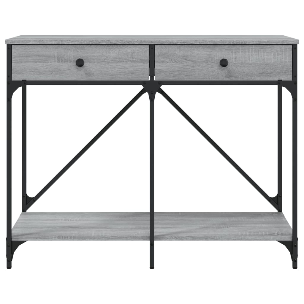 Măsuță consolă, gri sonoma, 100x39x78,5 cm, lemn prelucrat GartenMobel Dekor