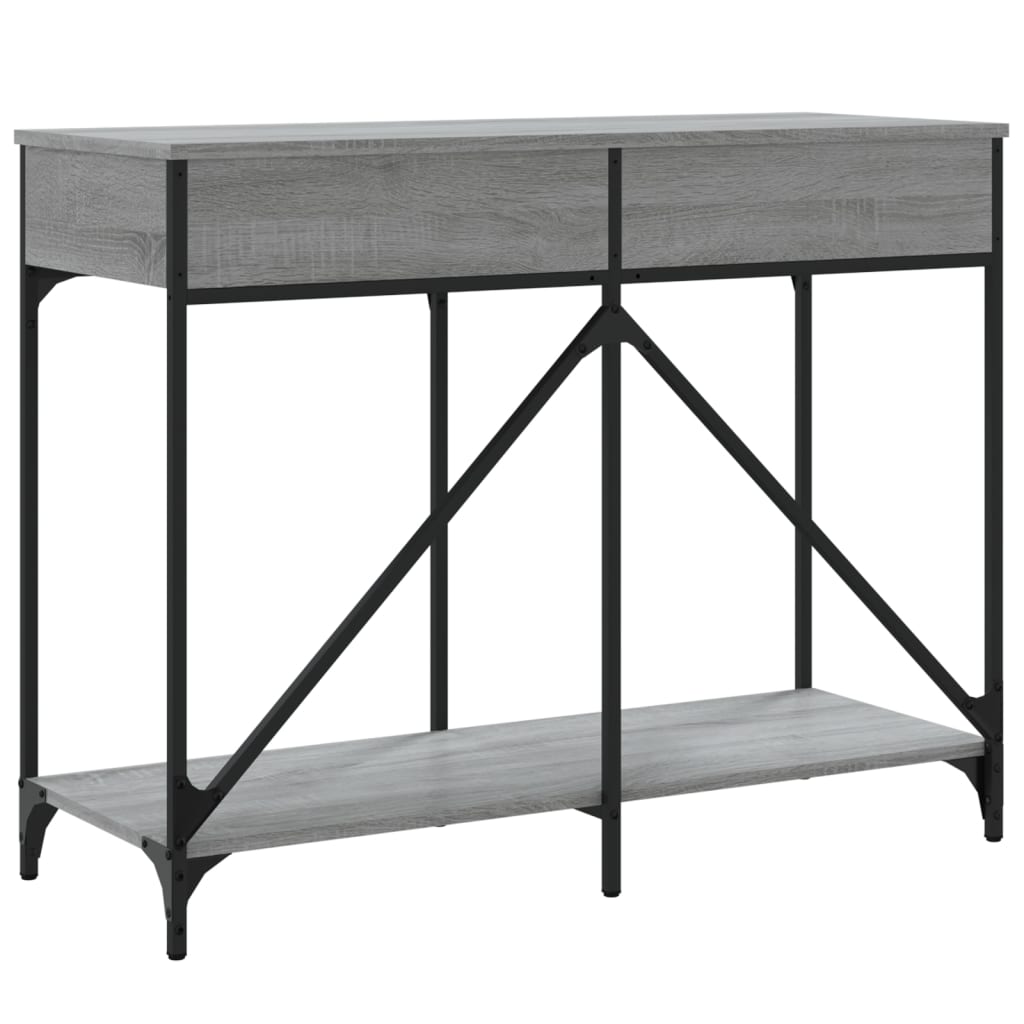 Măsuță consolă, gri sonoma, 100x39x78,5 cm, lemn prelucrat GartenMobel Dekor