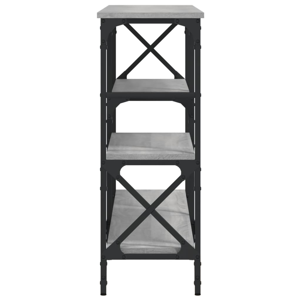 Măsuță consolă, gri sonoma, 150x29x76,5 cm, lemn prelucrat GartenMobel Dekor