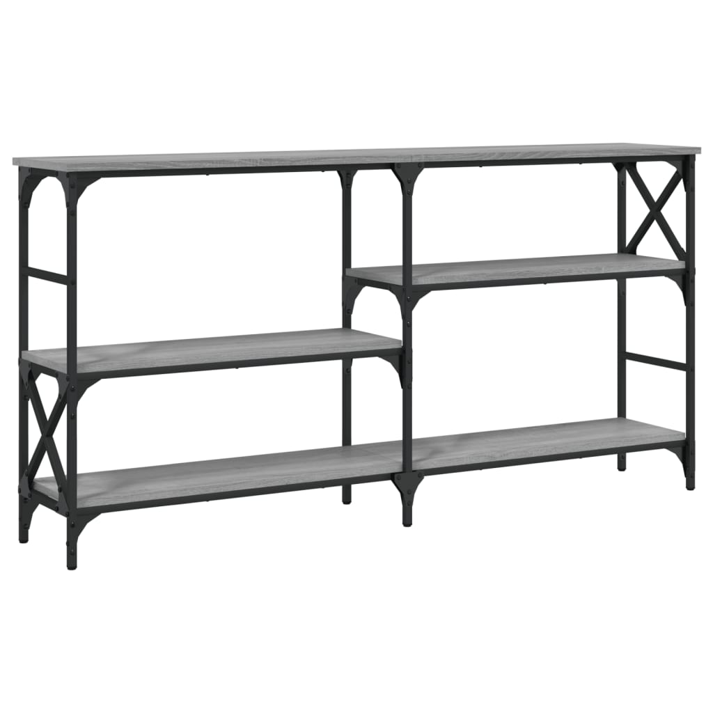 Măsuță consolă, gri sonoma, 150x29x76,5 cm, lemn prelucrat GartenMobel Dekor