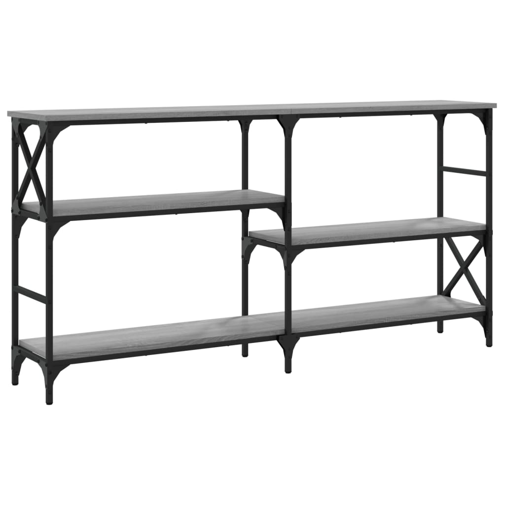 Măsuță consolă, gri sonoma, 150x29x76,5 cm, lemn prelucrat GartenMobel Dekor