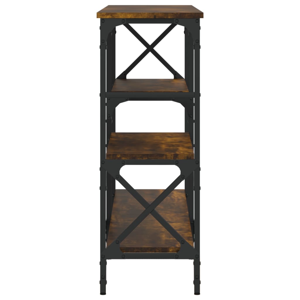 Măsuță consolă, stejar fumuriu, 150x29x76,5 cm, lemn prelucrat GartenMobel Dekor