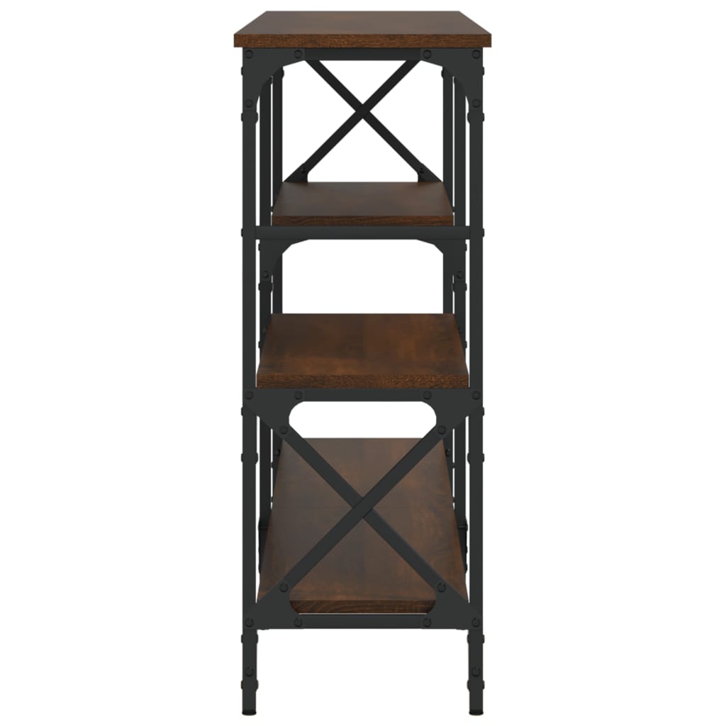 Măsuță consolă, stejar maro, 180x29x76,5 cm, lemn prelucrat GartenMobel Dekor