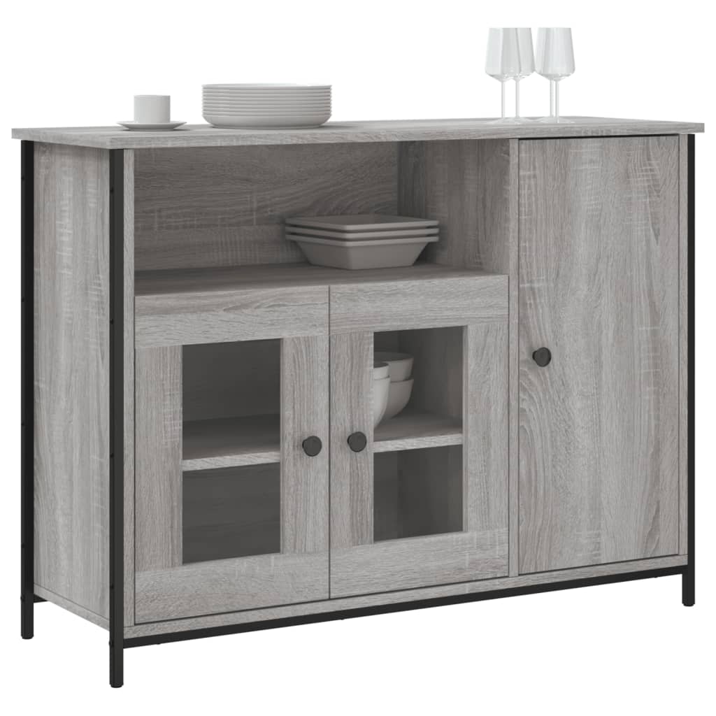 Servantă, gri sonoma, 100x35x75 cm, lemn compozit GartenMobel Dekor
