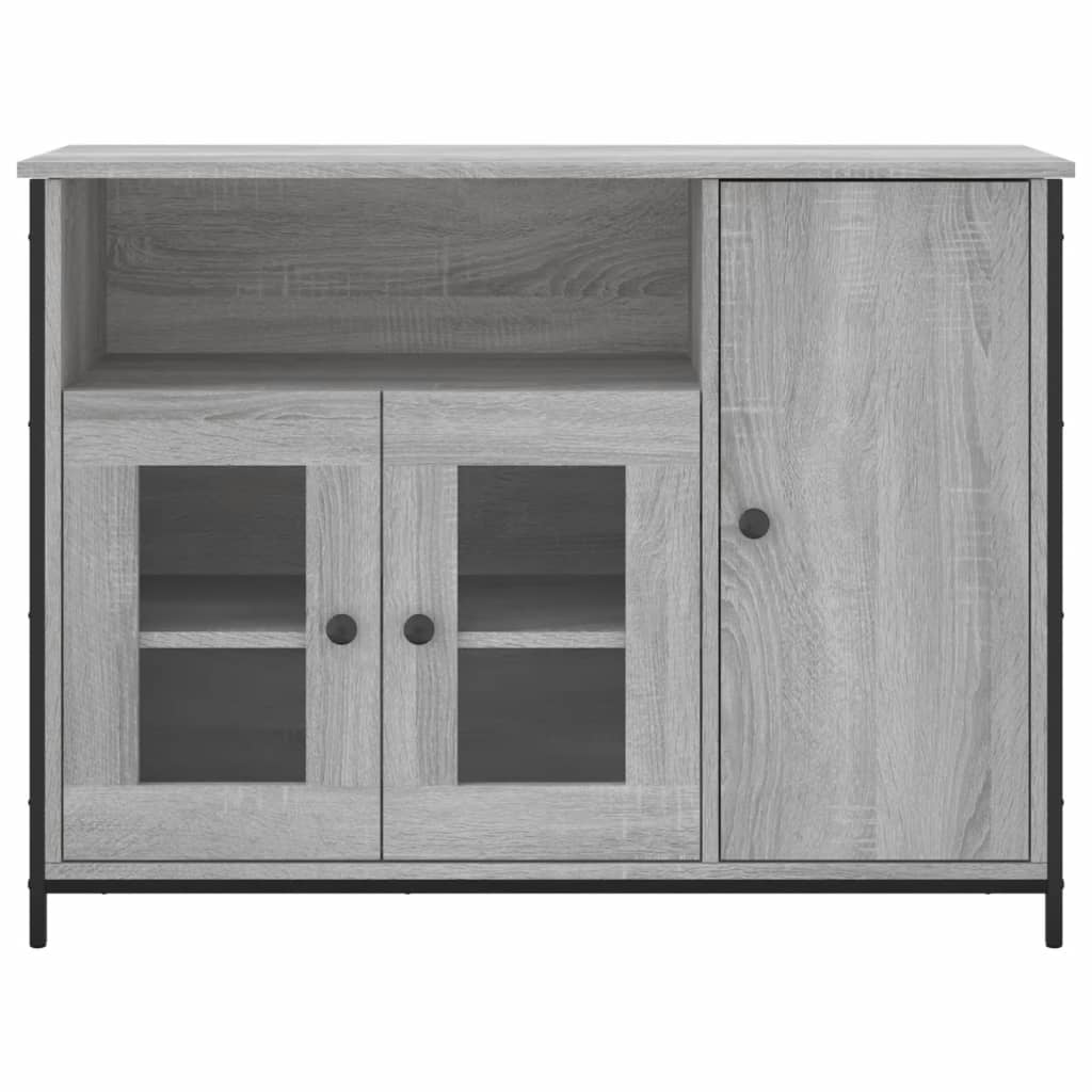 Servantă, gri sonoma, 100x35x75 cm, lemn compozit GartenMobel Dekor