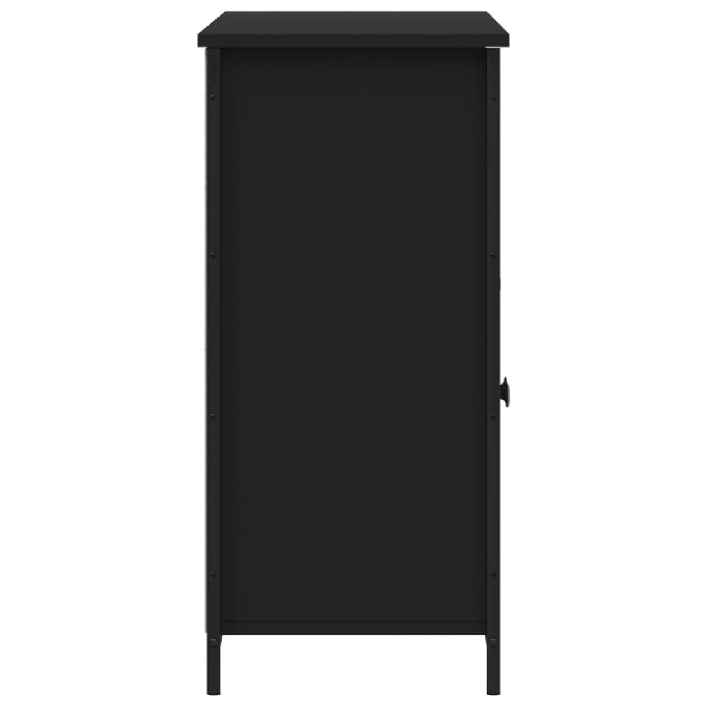 Servantă, negru, 100x35x75 cm, lemn prelucrat GartenMobel Dekor