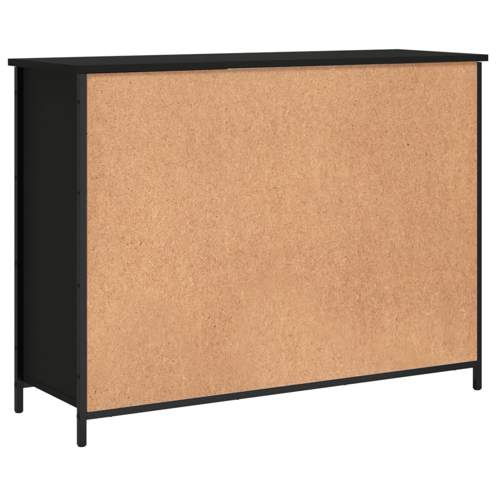 Servantă, negru, 100x35x75 cm, lemn prelucrat GartenMobel Dekor