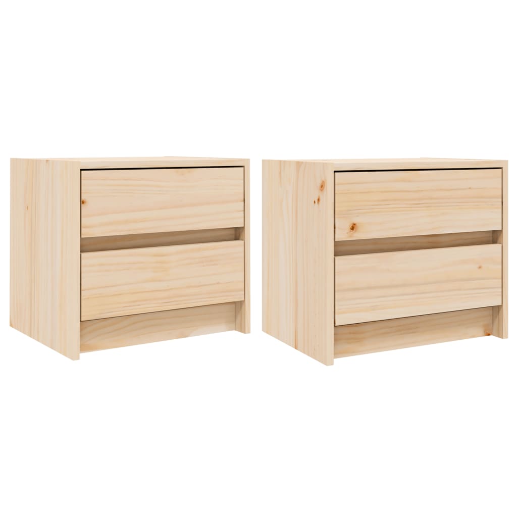Noptiere, 2 buc., 40x31x35,5 cm, lemn masiv de pin GartenMobel Dekor