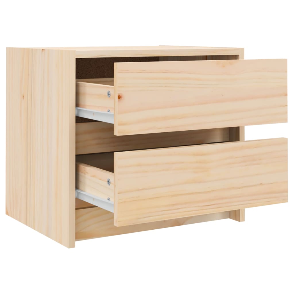 Noptiere, 2 buc., 40x31x35,5 cm, lemn masiv de pin GartenMobel Dekor