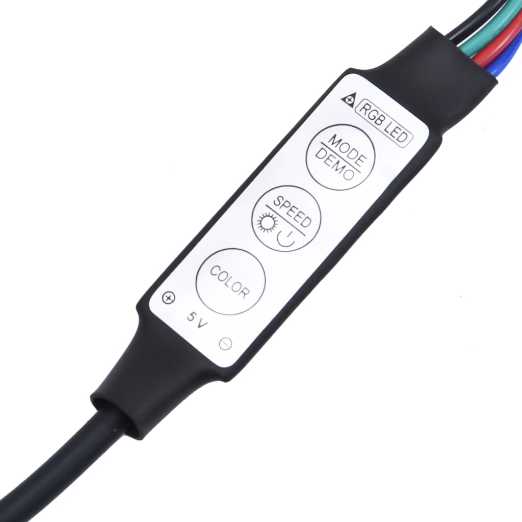 Servantă cu lumini LED, stejar maro, 81x37x67 cm GartenMobel Dekor