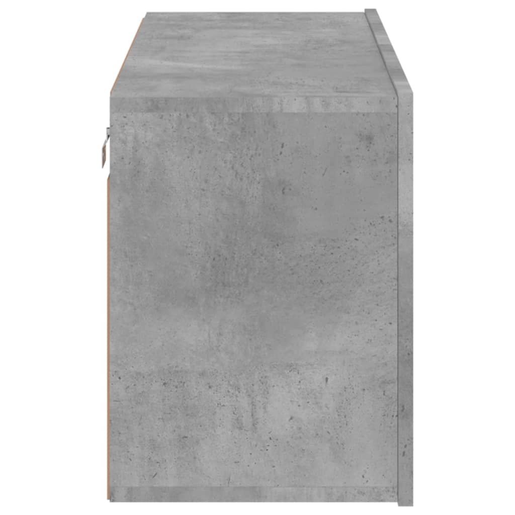 Comodă TV de perete, gri beton, 80x30x41 cm GartenMobel Dekor