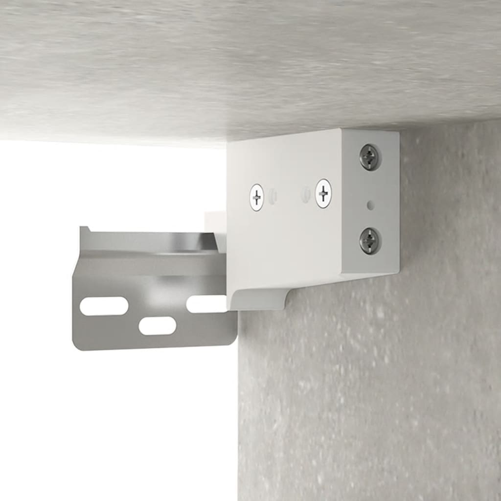 Comodă TV de perete, gri beton, 80x30x41 cm GartenMobel Dekor