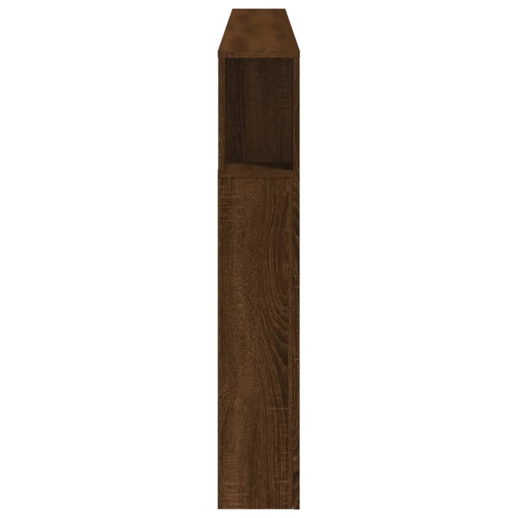 Tăblie de pat cu LED, stejar maro, 220x18,5x103,5 cm, lemn GartenMobel Dekor
