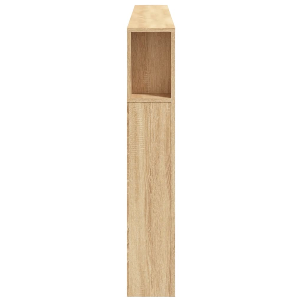 Tăblie de pat cu LED, stejar sonoma, 200x18,5x103,5 cm, lemn GartenMobel Dekor