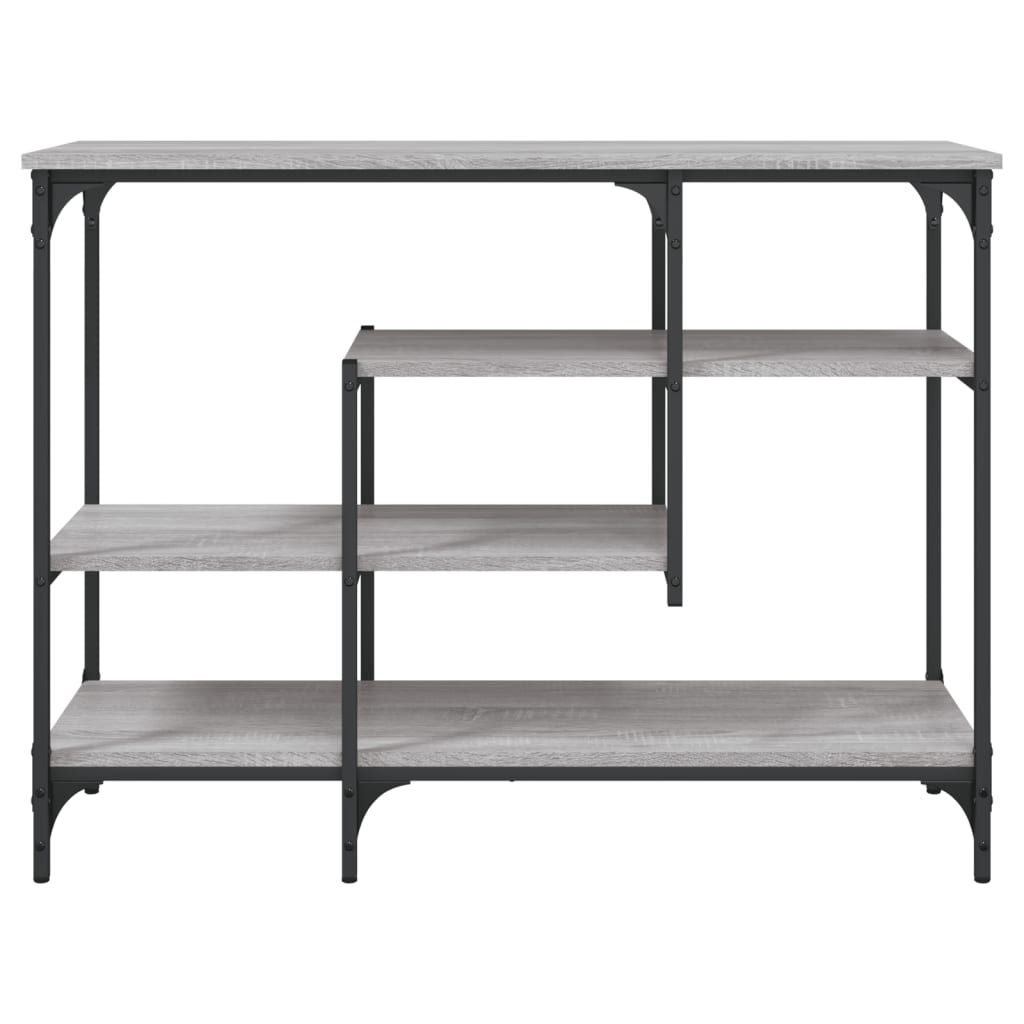 Măsuță consolă cu rafturi, gri sonoma, 100x35x75 cm GartenMobel Dekor