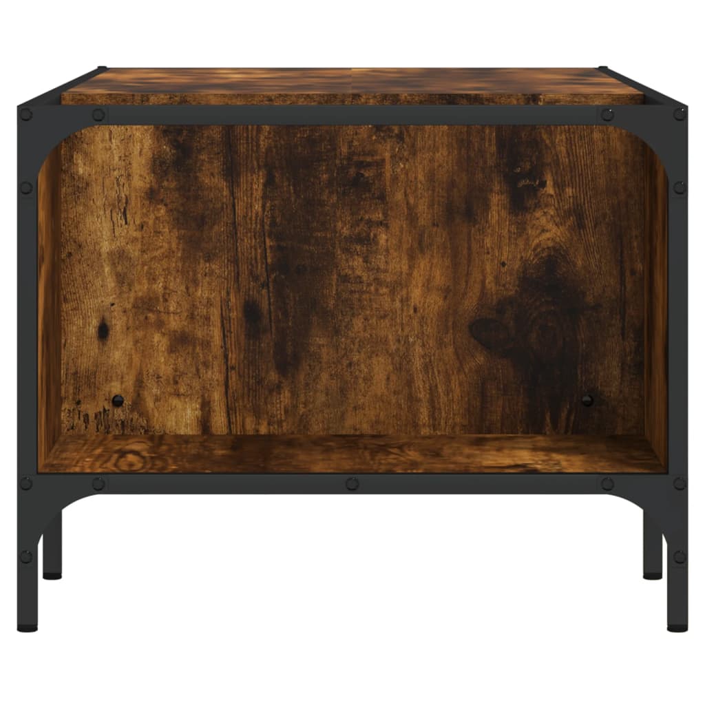 Măsuță de cafea cu raft, stejar fumuriu, 100x51x40 cm, lemn GartenMobel Dekor