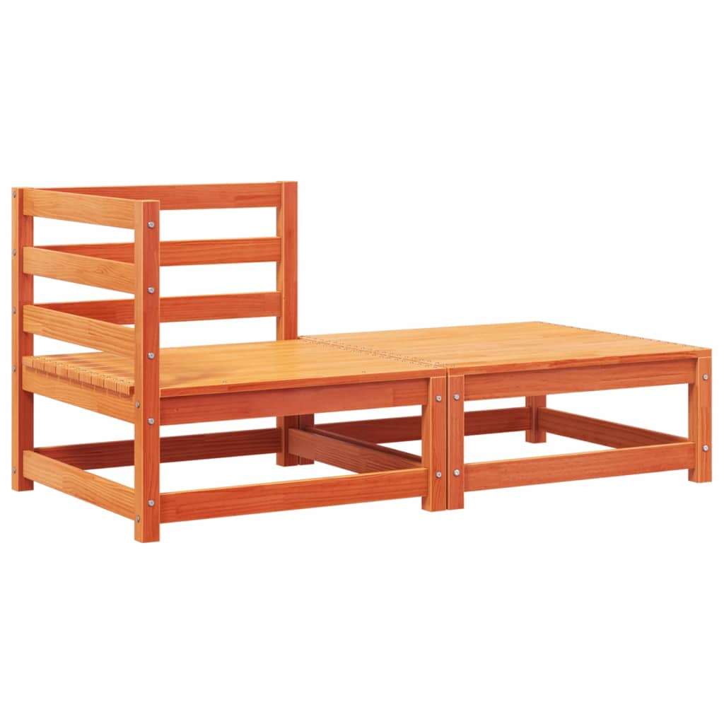 Canapea colțar de gradină, cu perne și taburet GartenMobel Dekor