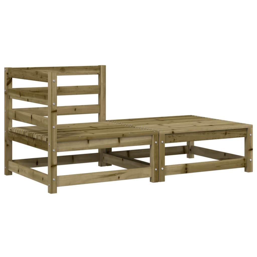 Canapea de colț de grădină, cu perne și taburet GartenMobel Dekor