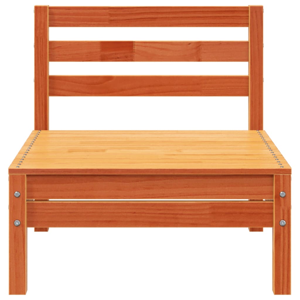 Canapea de grădină cu 4 locuri, maro ceruit, lemn masiv de pin GartenMobel Dekor