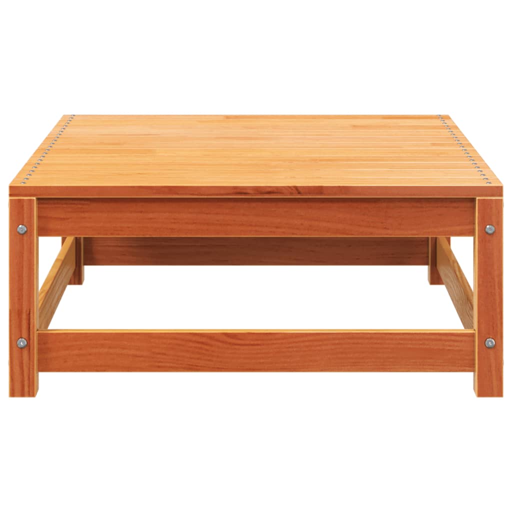 Canapea de grădină cu taburet și 2 locuri, maro ceruit GartenMobel Dekor