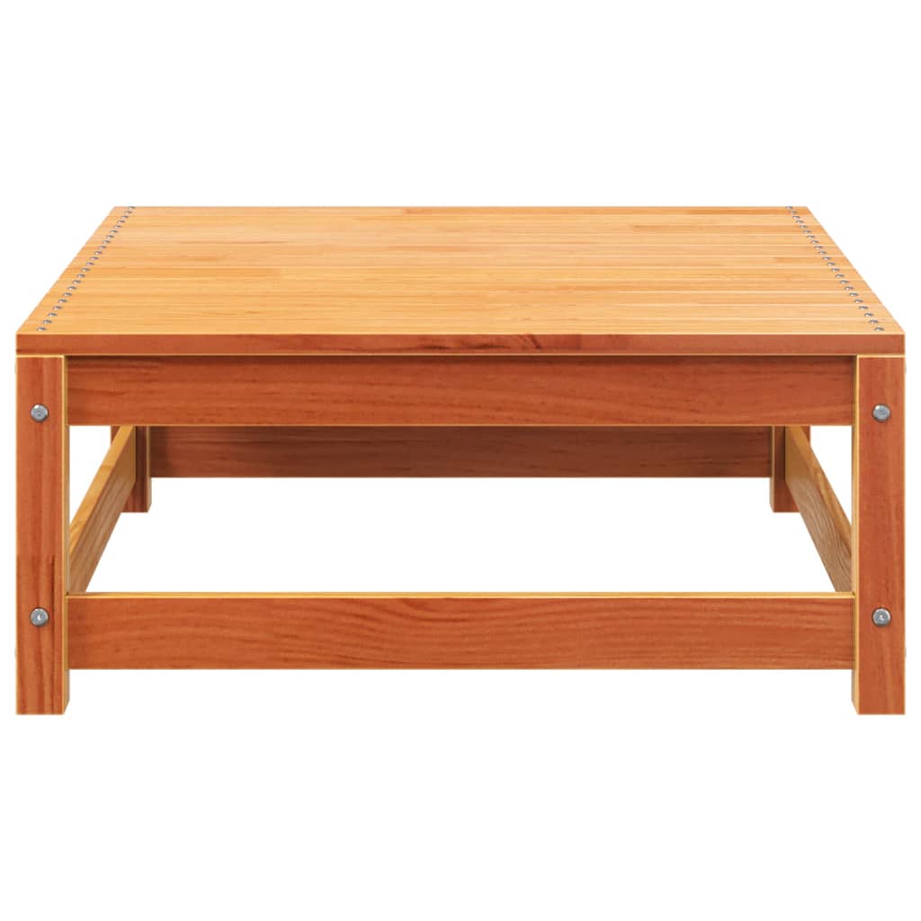 Canapea de grădină fără brațe cu taburet, maro ceruit GartenMobel Dekor