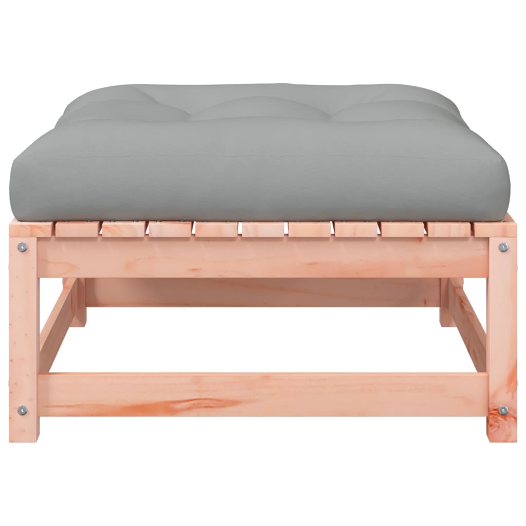 Canapea de grădină fără cotiere, cu perne și taburet GartenMobel Dekor