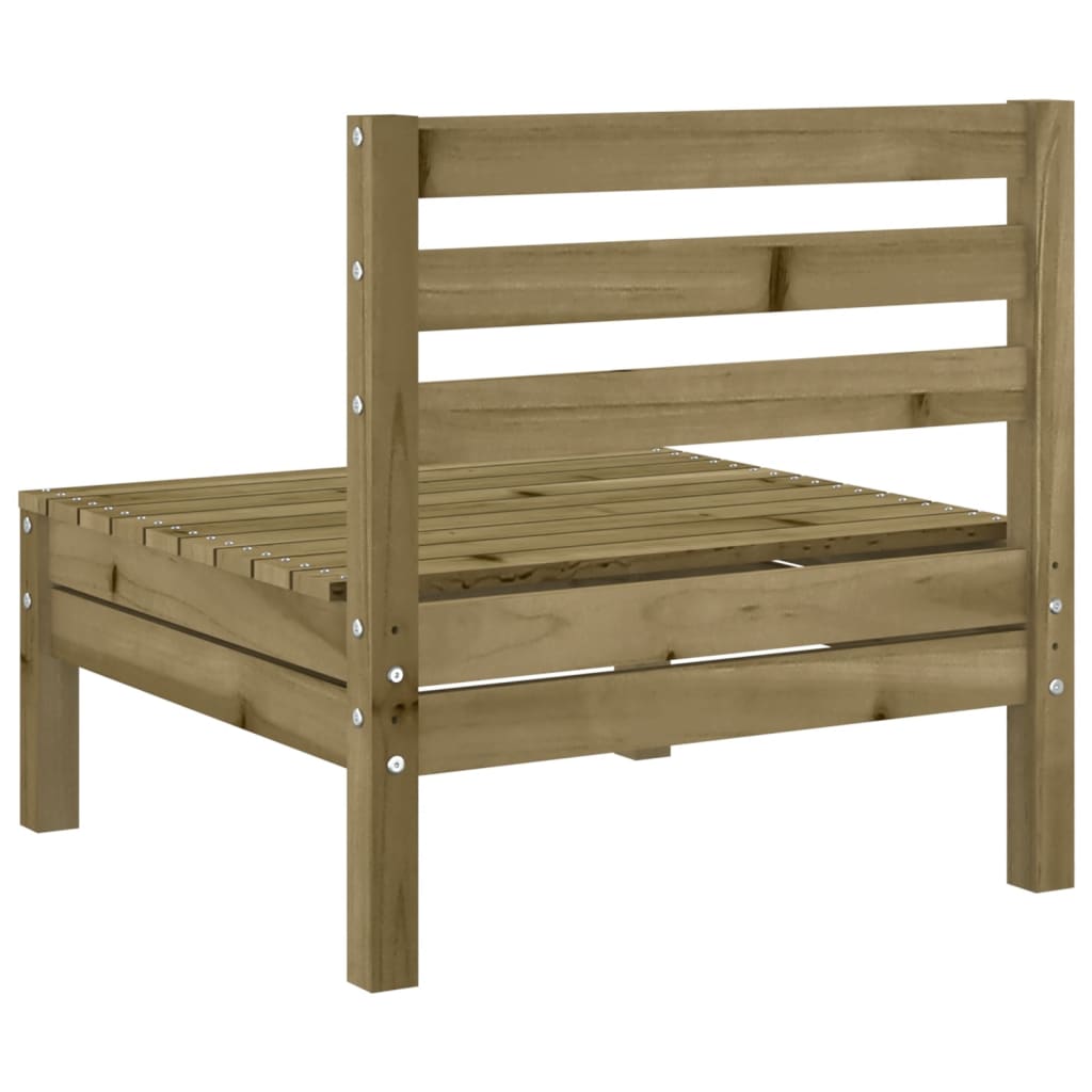 Canapele de grădină fără cotiere, 4 buc., lemn de pin tratat GartenMobel Dekor