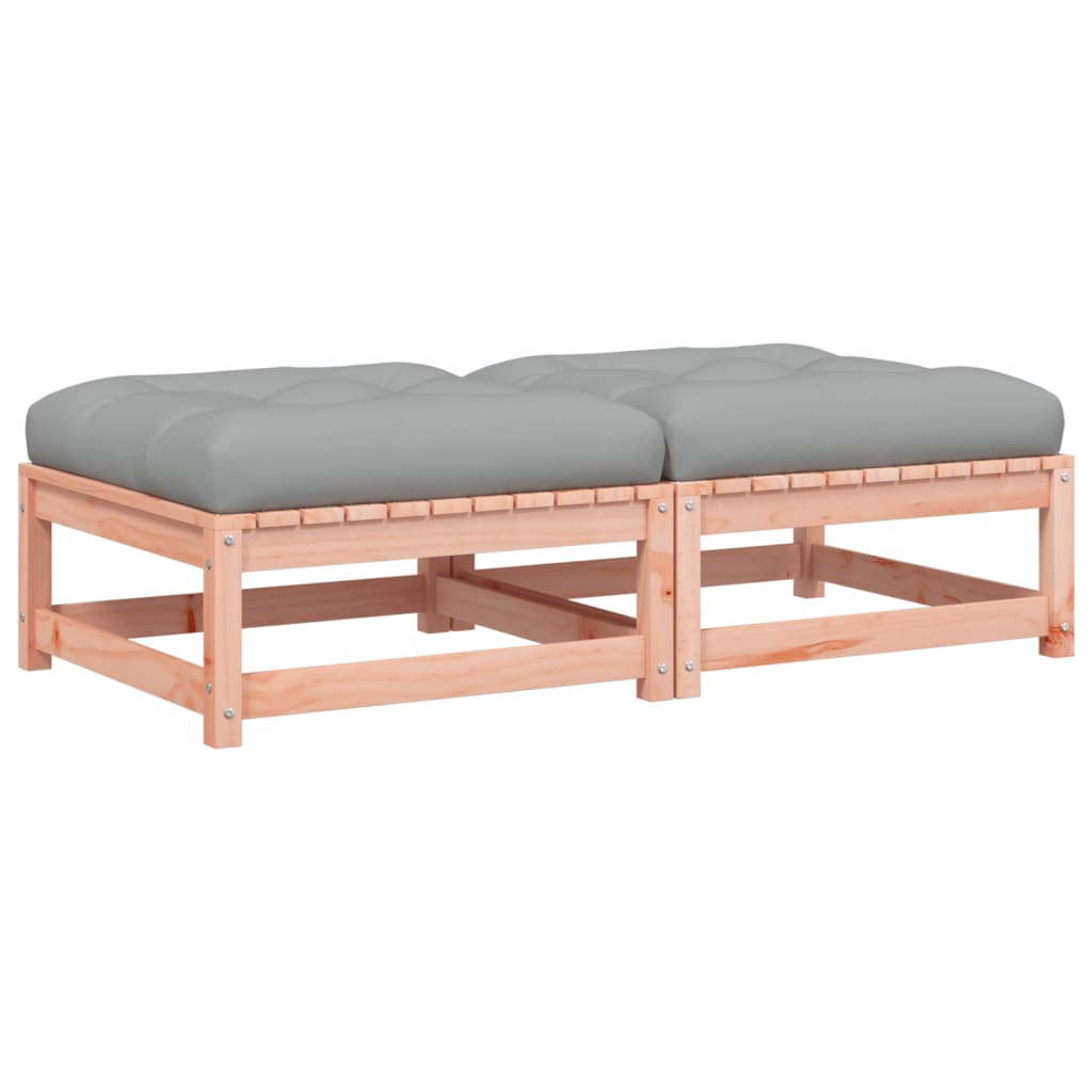 Taburete de grădină cu perne, 2 buc., lemn masiv douglas GartenMobel Dekor