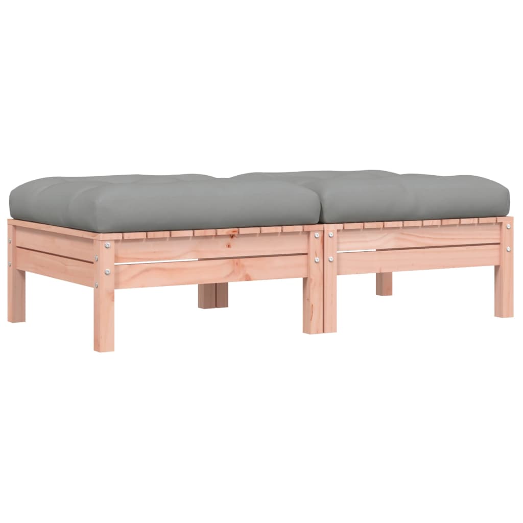 Taburete de grădină cu perne, 2 buc., lemn masiv douglas GartenMobel Dekor