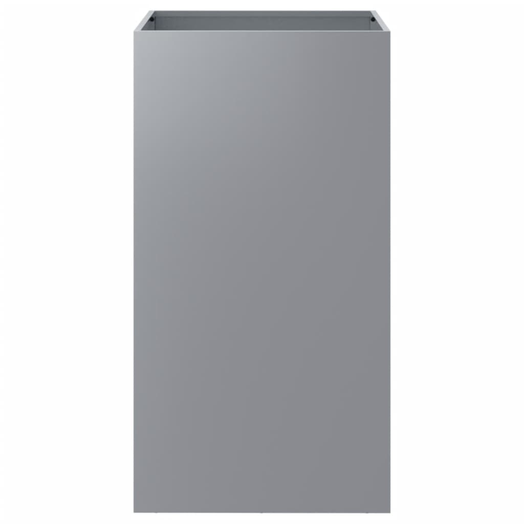 Jardinieră, argintiu, 42x38x75 cm, oțel galvanizat GartenMobel Dekor