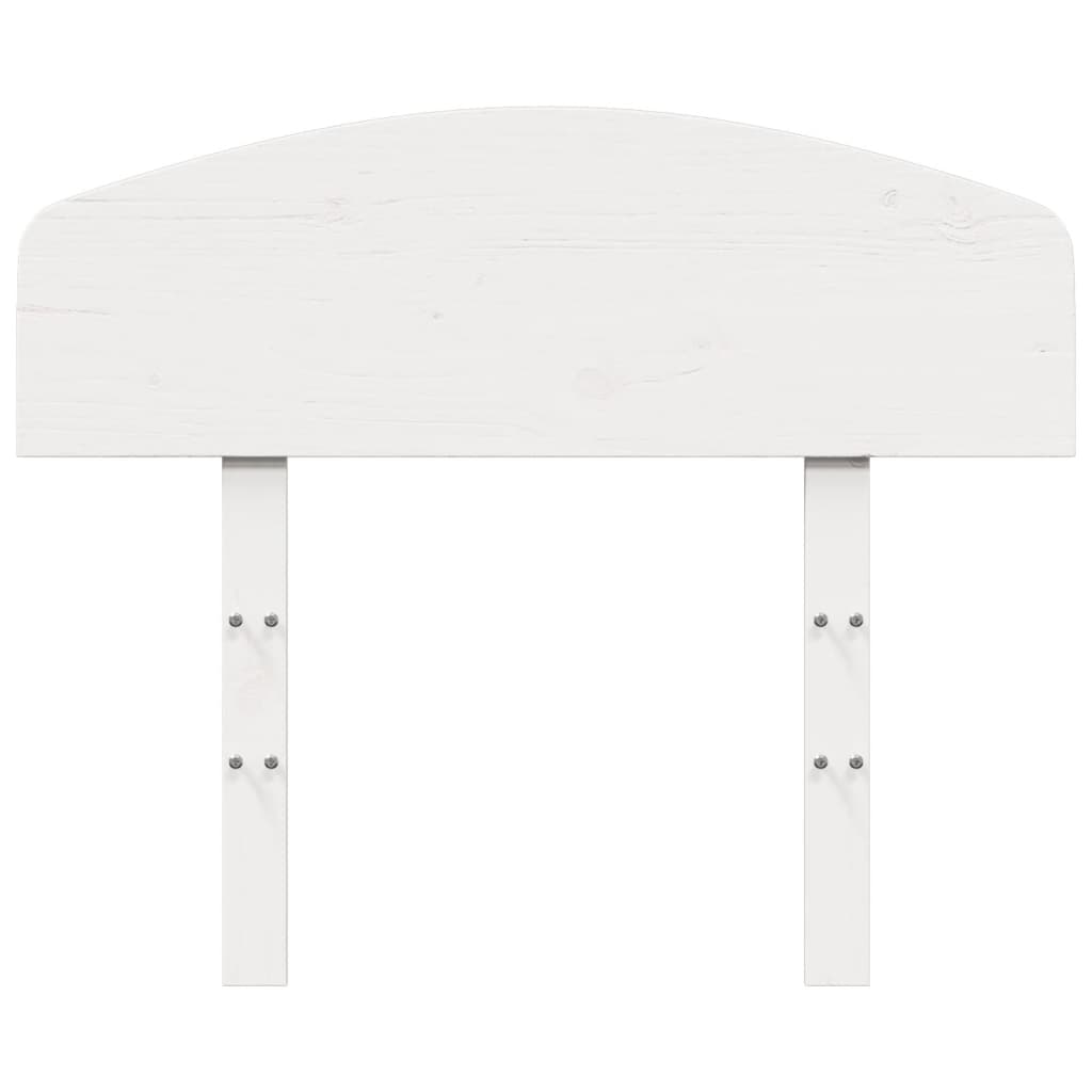 Tăblie de pat, alb, 100 cm, lemn masiv de pin GartenMobel Dekor