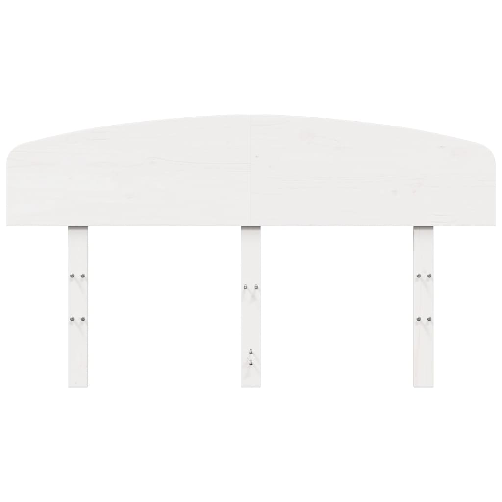 Tăblie de pat, alb, 150 cm, lemn masiv de pin GartenMobel Dekor