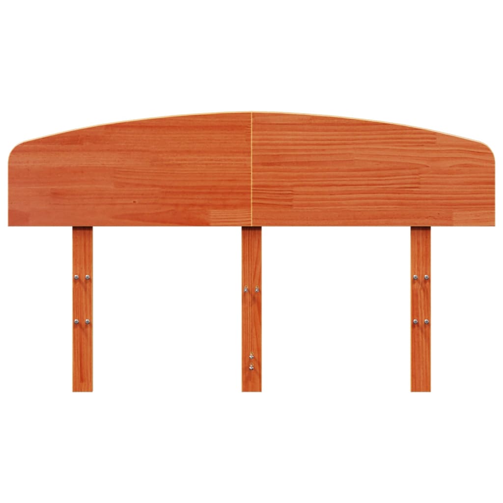 Tăblie de pat, maro ceruit, 120 cm, lemn masiv de pin GartenMobel Dekor