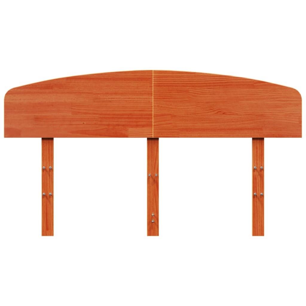 Tăblie de pat, maro ceruit, 150 cm, lemn masiv de pin GartenMobel Dekor