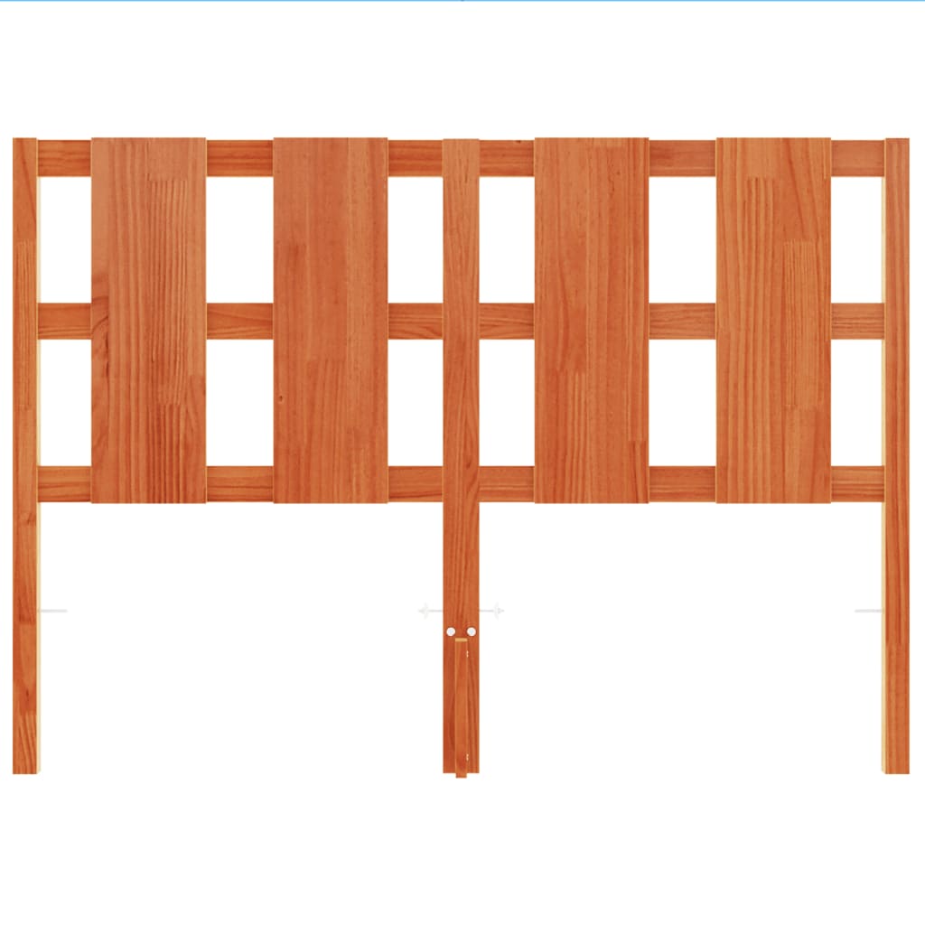 Tăblie de pat, maro ceruit, 135 cm, lemn masiv de pin GartenMobel Dekor