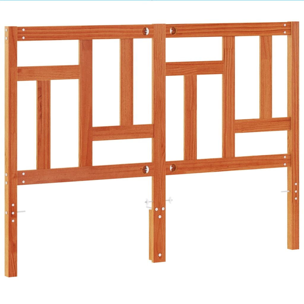 Tăblie de pat, maro ceruit, 135 cm, lemn masiv de pin GartenMobel Dekor