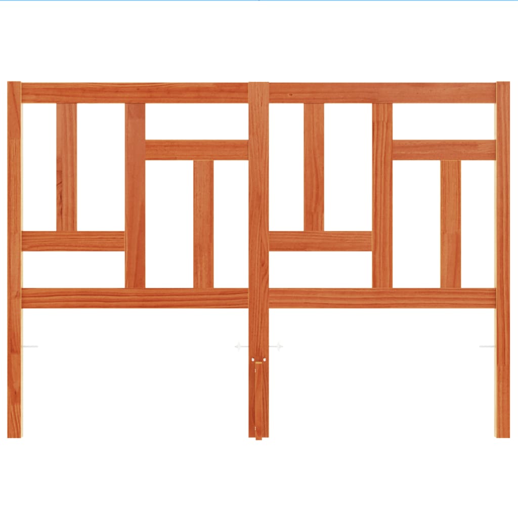 Tăblie de pat, maro ceruit, 135 cm, lemn masiv de pin GartenMobel Dekor